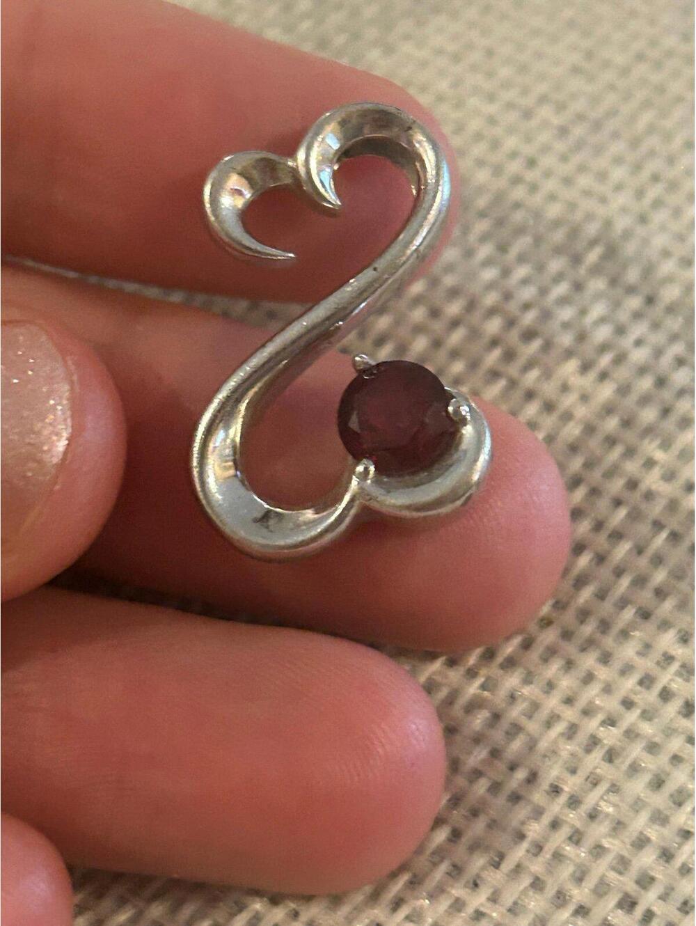Z109 1 inch pendant 925 sterling silver